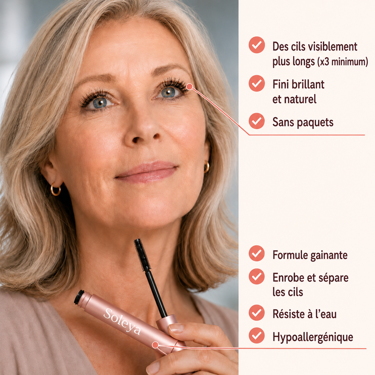 Mascara Soleya™ – Spécial Cils Matures