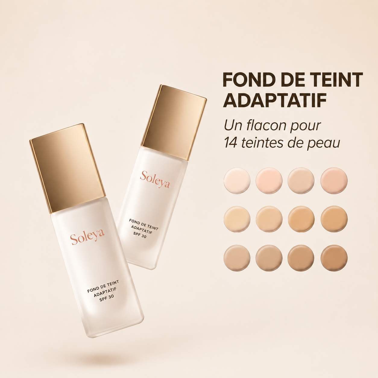 Fond de teint 4-en-1