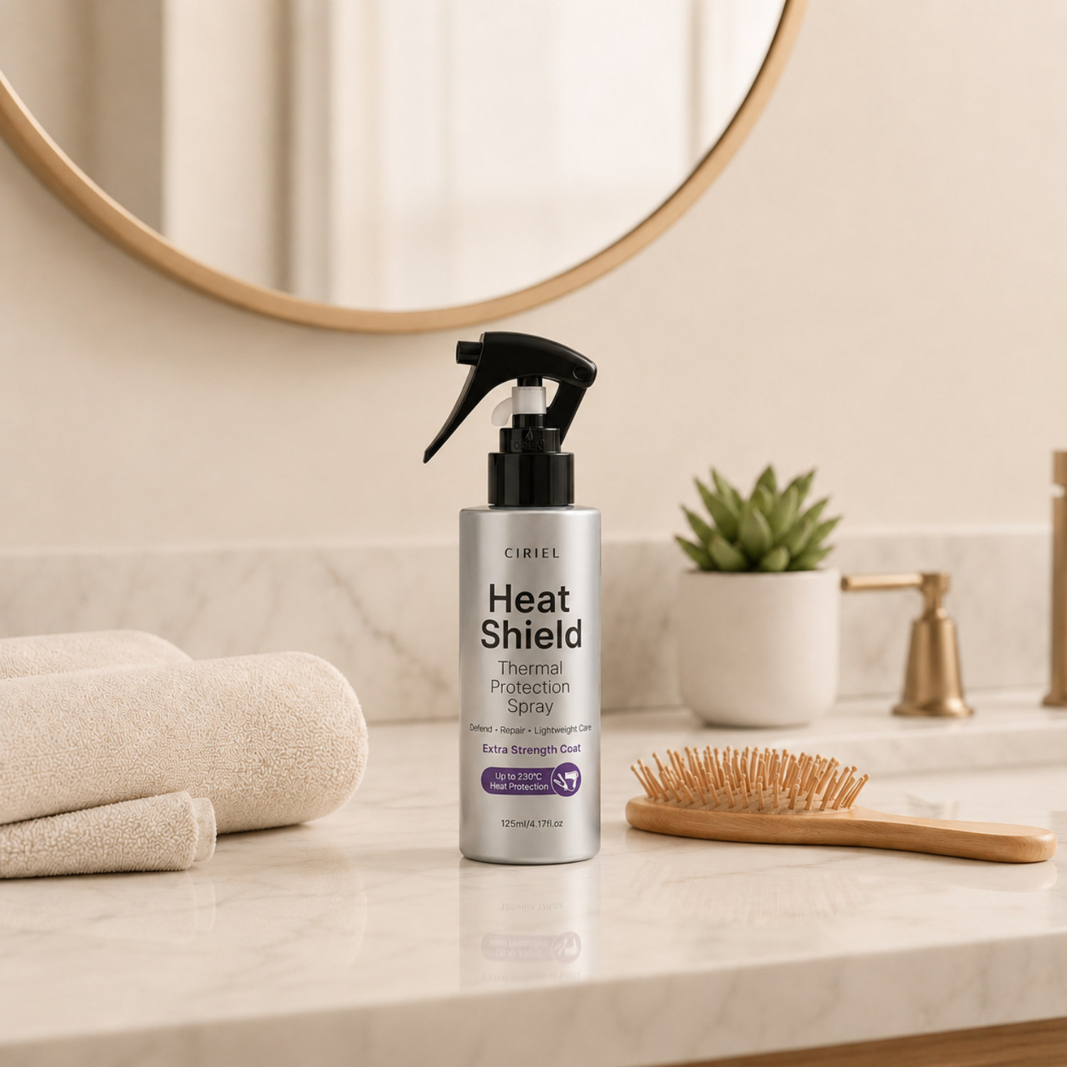 Spray protecteur de chaleur
