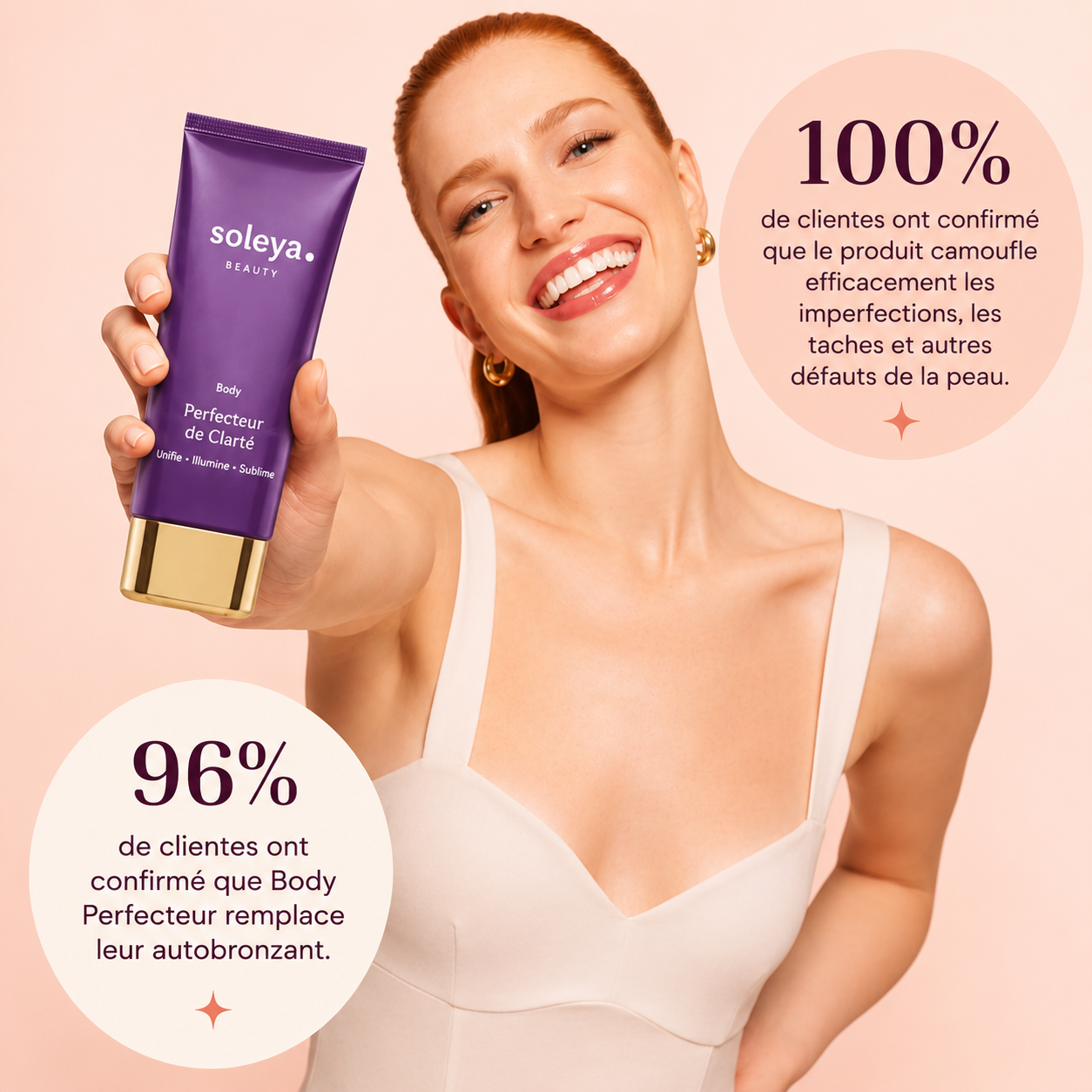 Crème bronzante pour le corps