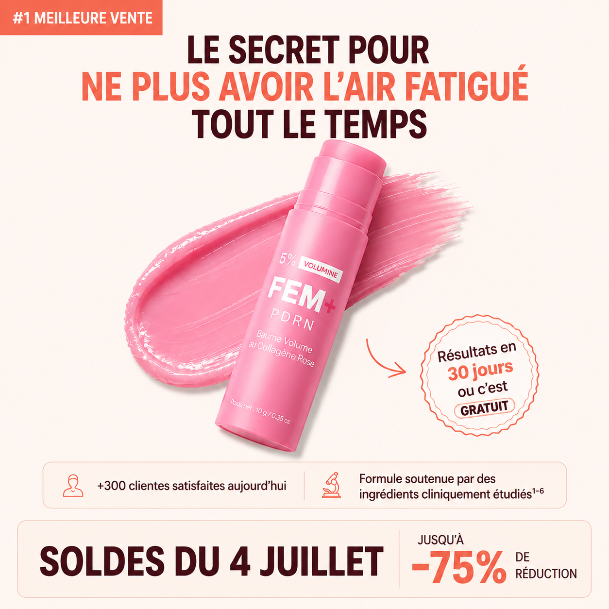 Baume Repulpant & Réparateur au Collagène
