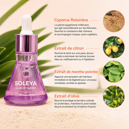 Soleya™ - Sérum au Cyperus pour la peau