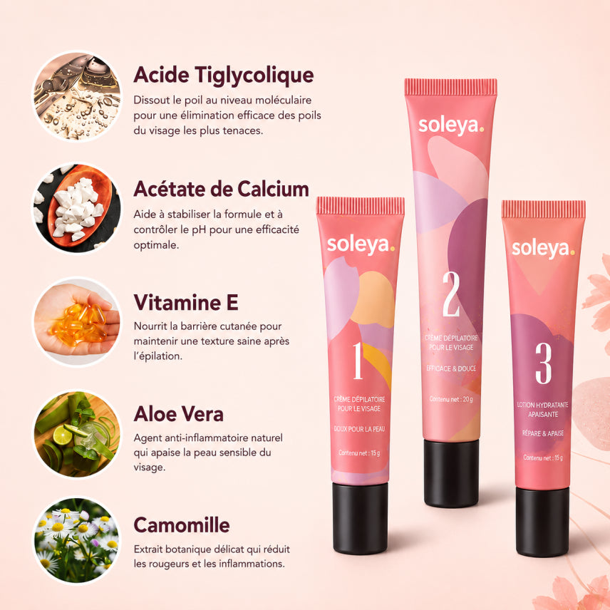 Soleya - Coffret complet d'épilation