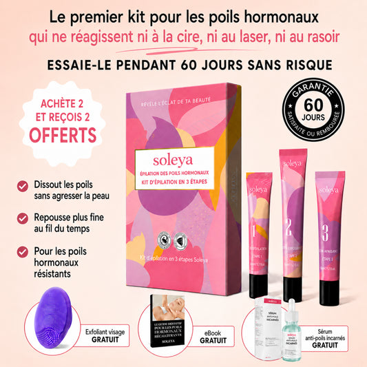 Soleya - Coffret complet d'épilation
