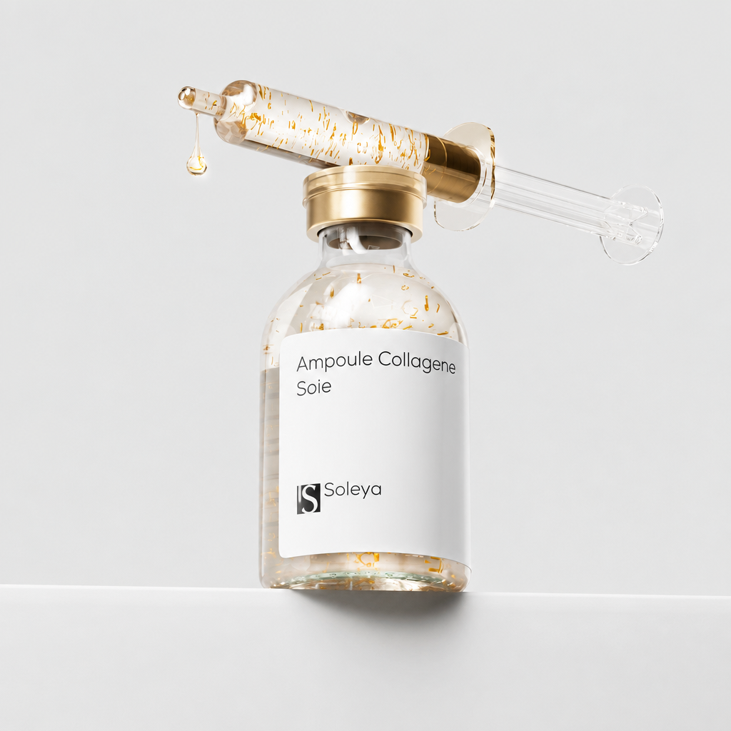 Flacon et pipette Ampoule Collagène de Soie