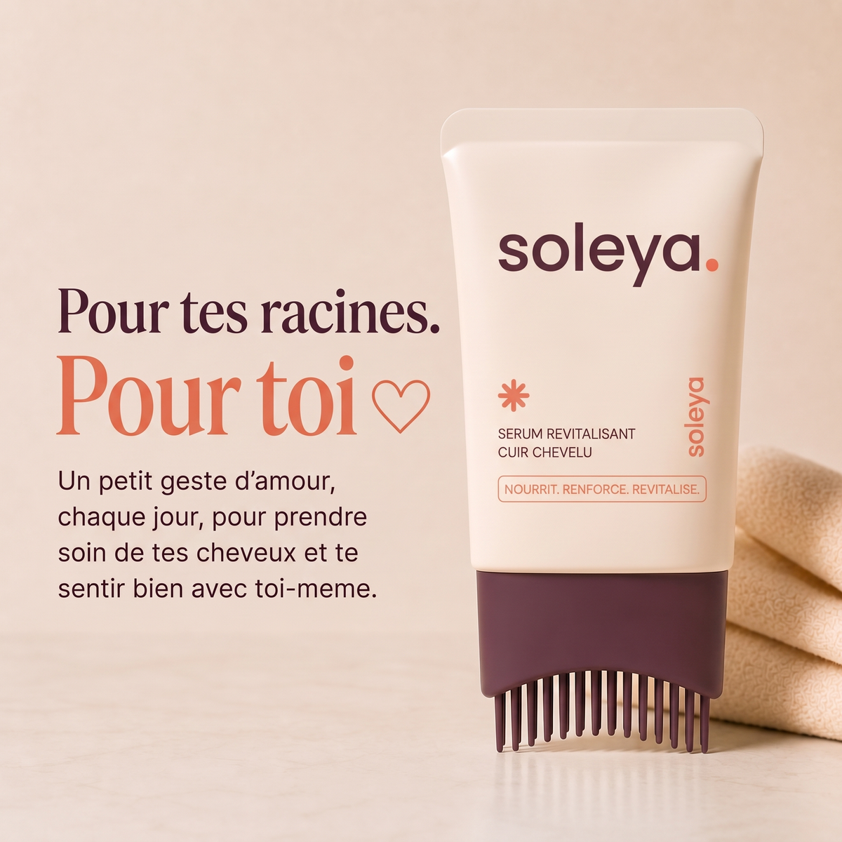 Serum cuir chevelu Soleya, pour tes racines