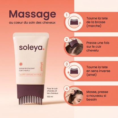 Massage cuir chevelu Soleya