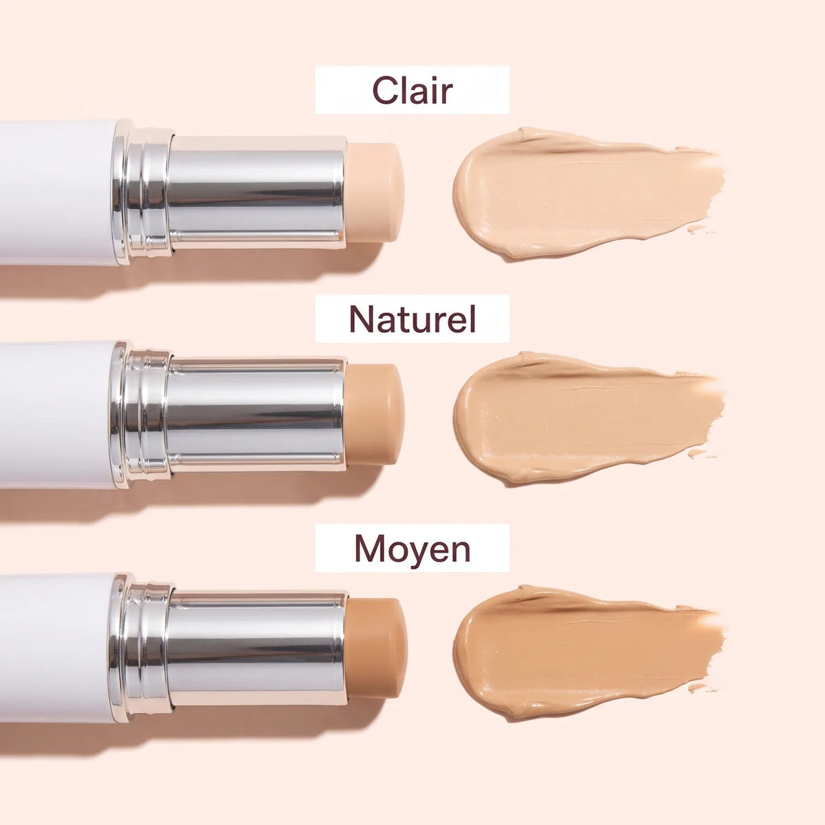Nuancier Soleya : clair, naturel, moyen