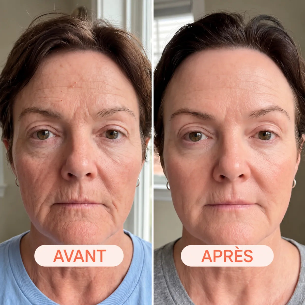 Résultat avant après
