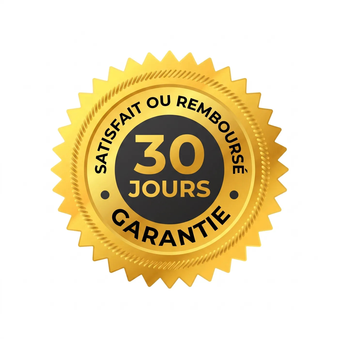 Garantie 30 jours satisfait ou rembourse